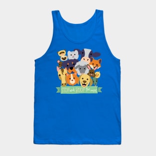 Stop and Boop the Noses (all animals version) Tank Top